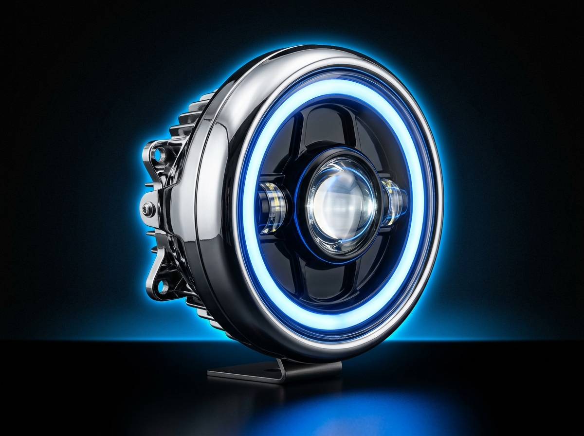LED Motorcycle Headlight from AURORA China LED lighting factory