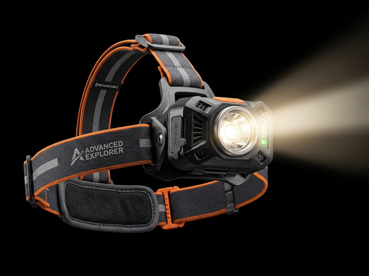 Rechargeable LED Headlamp from AURORA China LED lighting factory